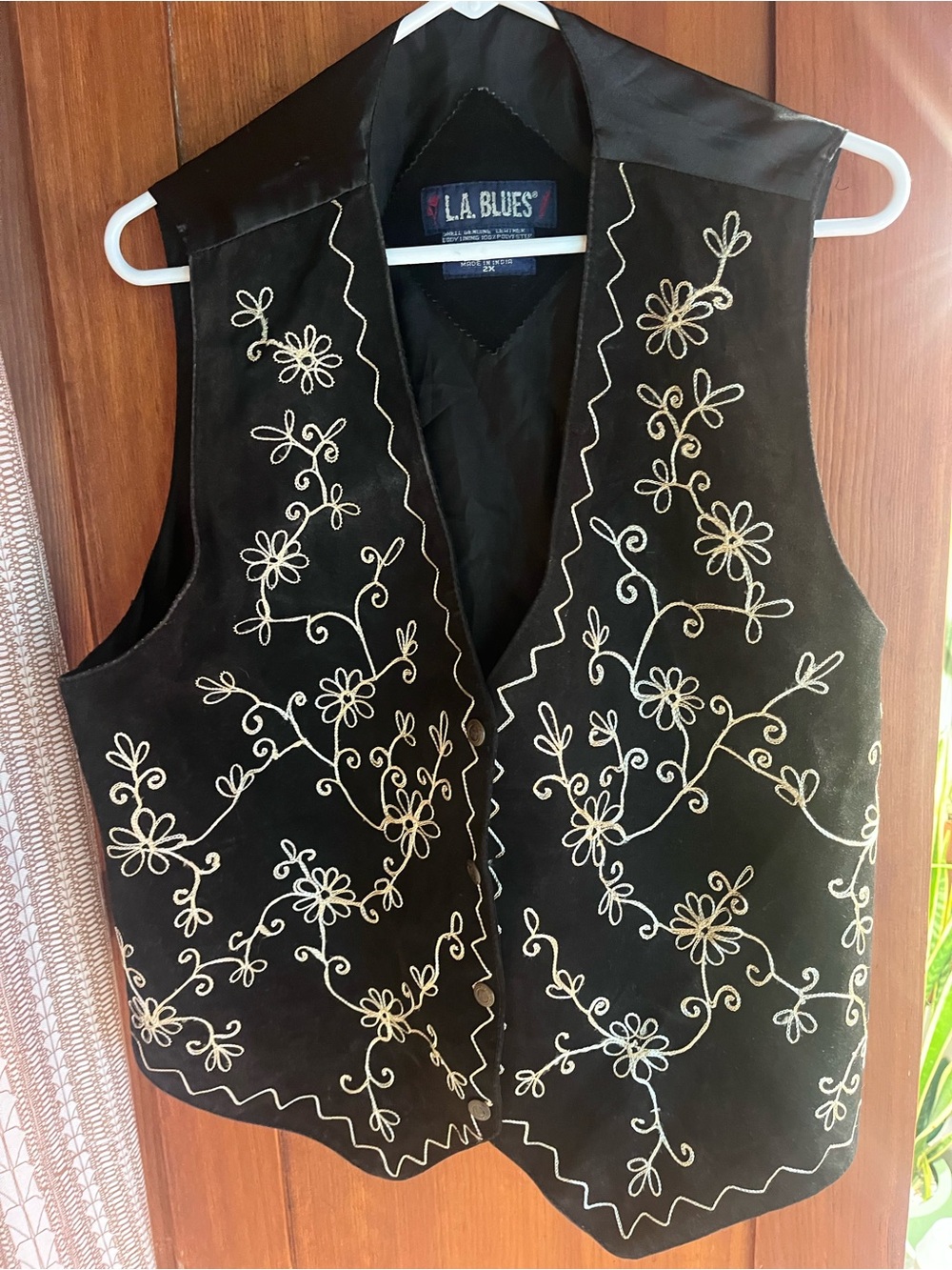 Vintage leather vest